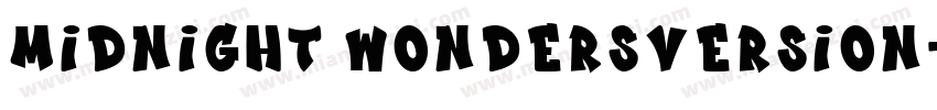 Midnight WondersVersion字体转换